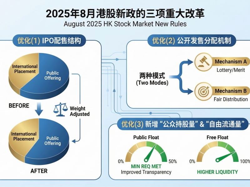 2025年8月港股新政的三项重大改革
